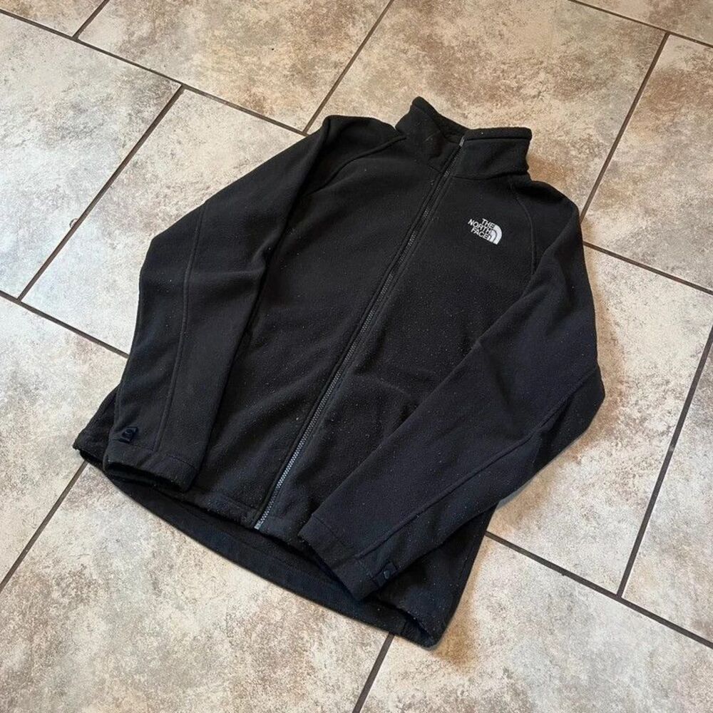 The North Face Black Fleece Jacket Full Zip XL Tall Outdoor